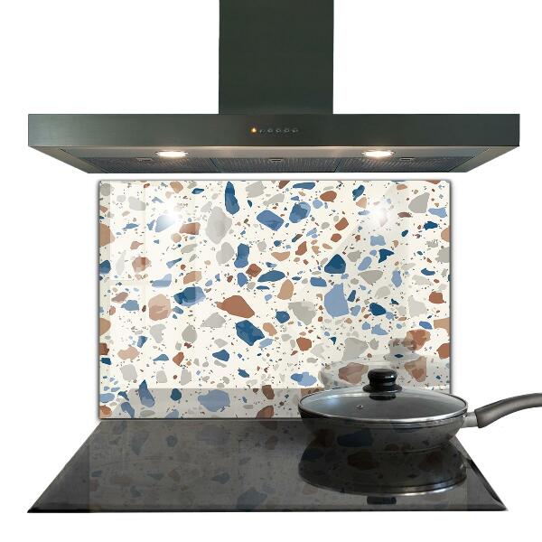 Kitchen splashback Terrazzo terrazzo stone