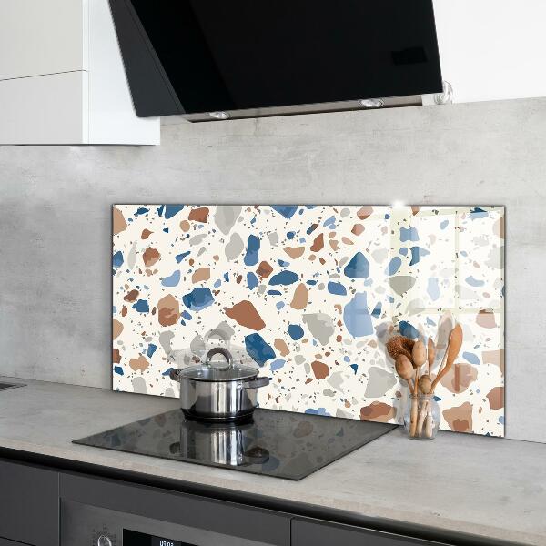 Kitchen splashback Terrazzo terrazzo stone