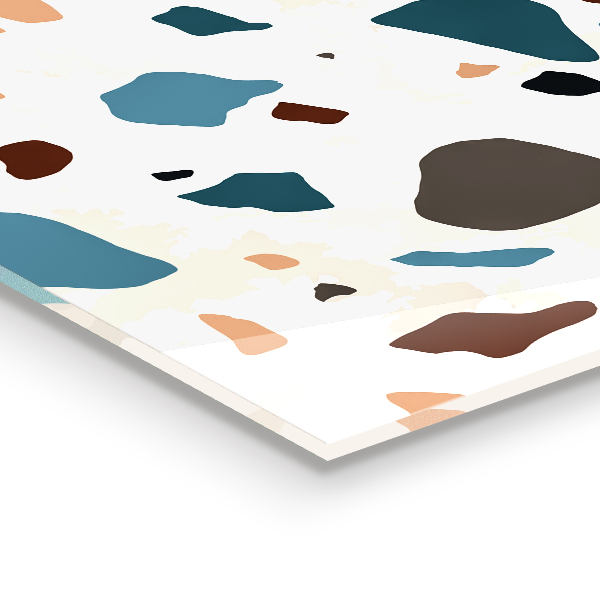 Glass splashback Terrazzo terrazzo stone