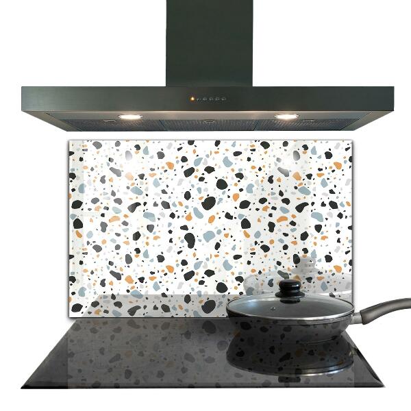 Glass splashback Terrazzo terazzo stone