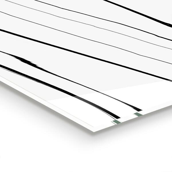 Cooker splashback White marble structure