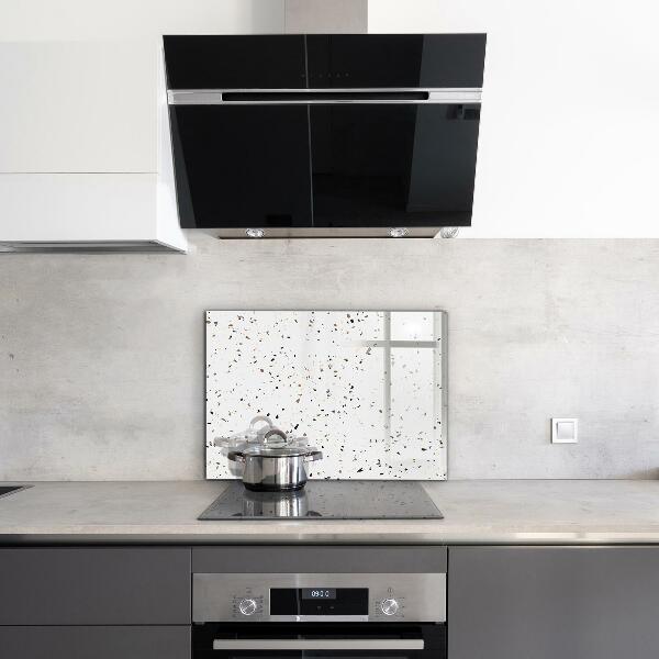 Glass splashback Delicate terrazzo terrazzo