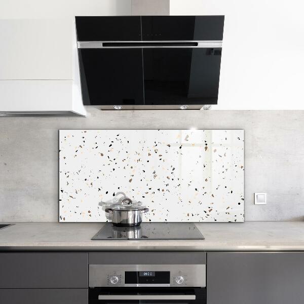 Glass splashback Delicate terrazzo terrazzo