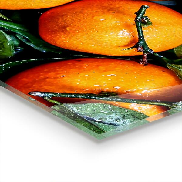Kitchen splashback Juicy sicilian oranges