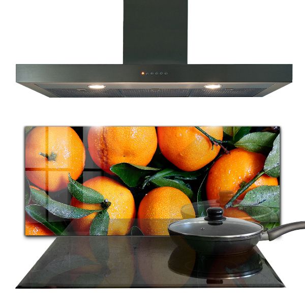 Kitchen splashback Juicy sicilian oranges