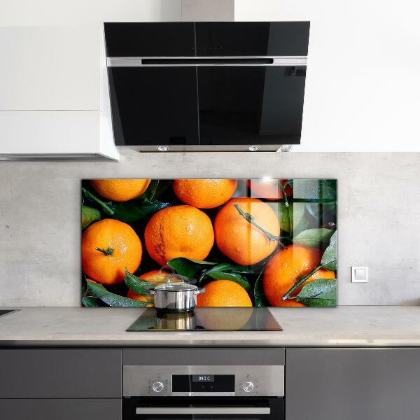 Kitchen splashback Juicy sicilian oranges