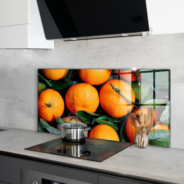 Kitchen splashback Juicy sicilian oranges