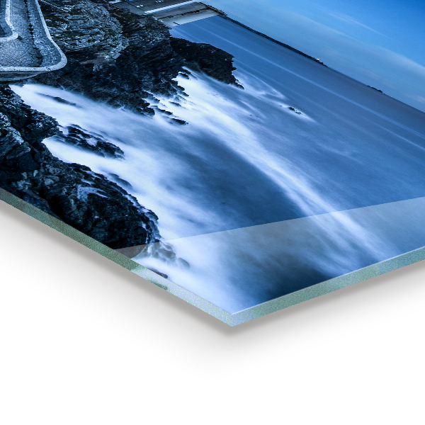 Kitchen splashback Lighthouse at dusk