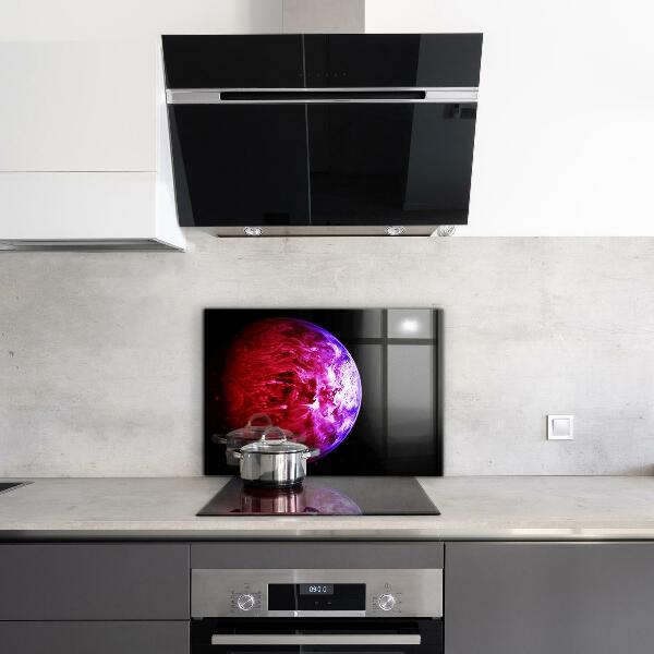 Kitchen splashback Mysterious planet space