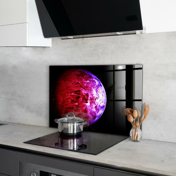 Kitchen splashback Mysterious planet space