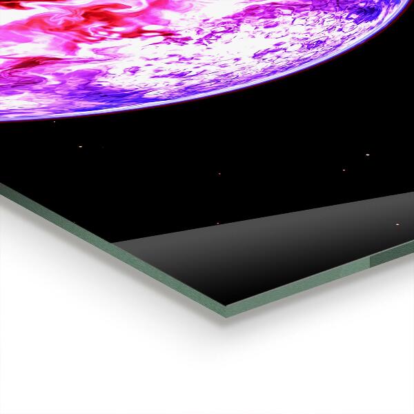 Kitchen splashback Mysterious planet space