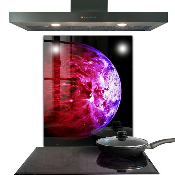 Kitchen splashback Mysterious planet space