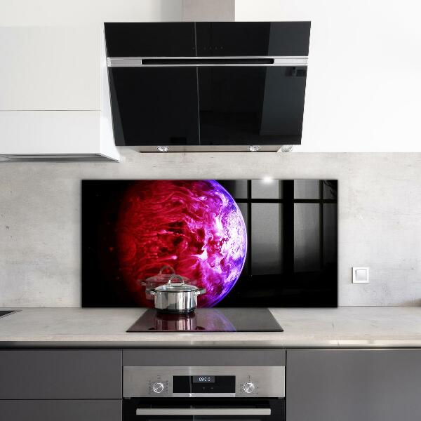Kitchen splashback Mysterious planet space