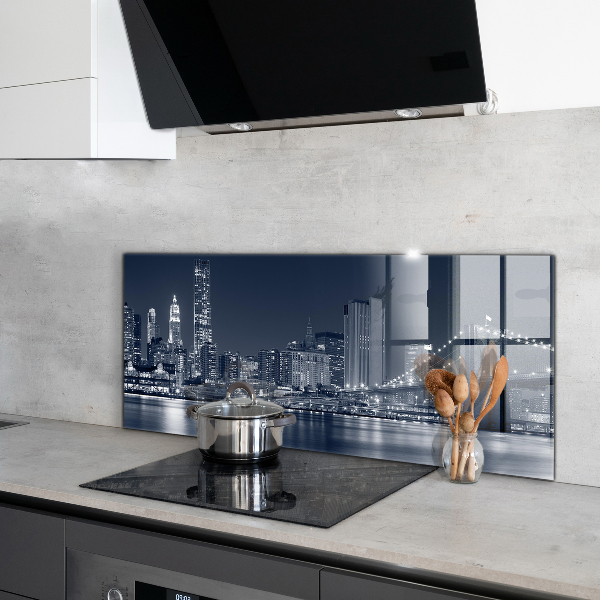 Kitchen splashback Brooklyn bridge manhattan