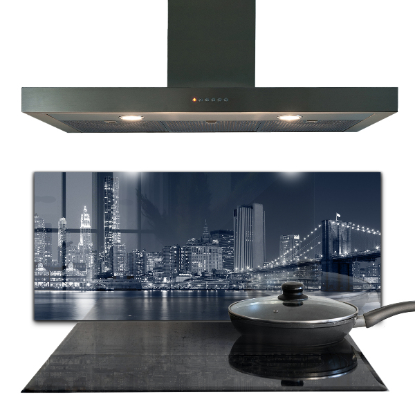 Kitchen splashback Brooklyn bridge manhattan