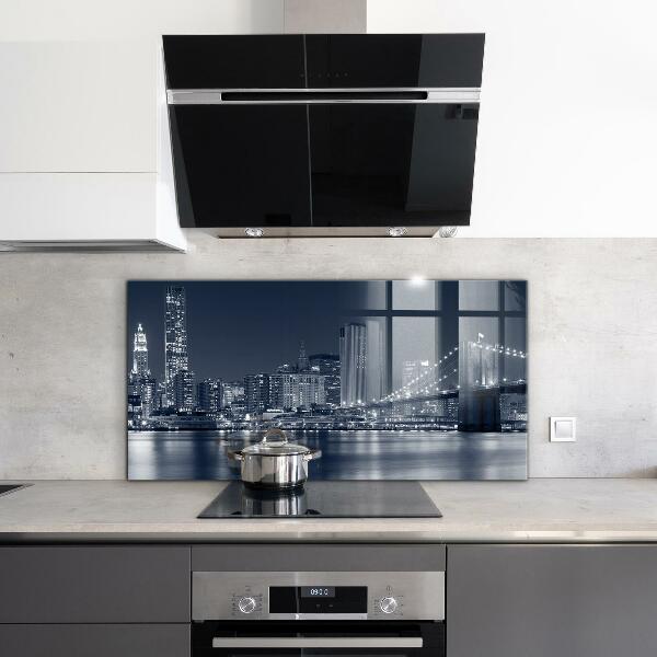 Kitchen splashback Brooklyn bridge manhattan