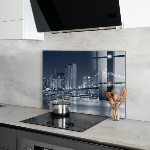 Kitchen splashback Brooklyn bridge manhattan
