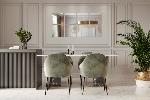 Mirror tiles 6 pcs 7x7 in (6 pcs 16x16 cm)