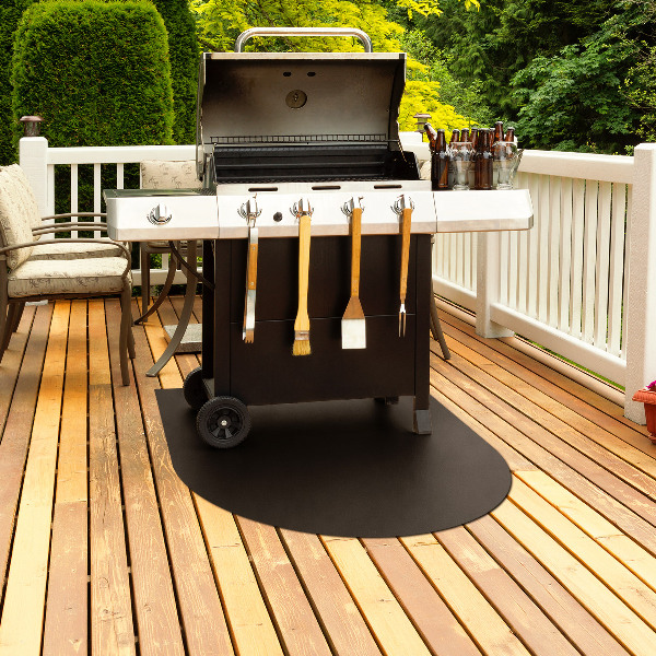 Semi-oval stainless steel grill grate 31x35 inches (80x90 cm)