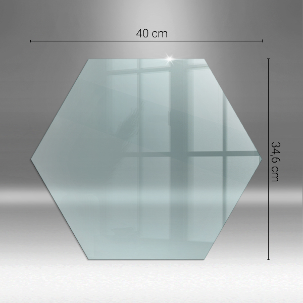 Glass hearth 16 in (40 cm)