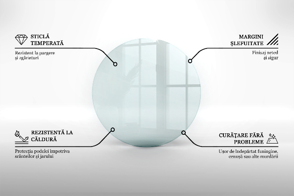 Corner glass hearth fi31 in (80 cm)