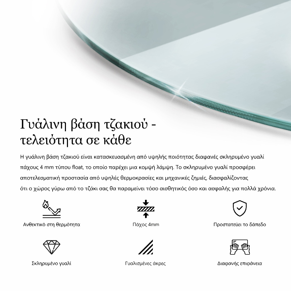 Corner glass hearth fi35 in (90 cm)