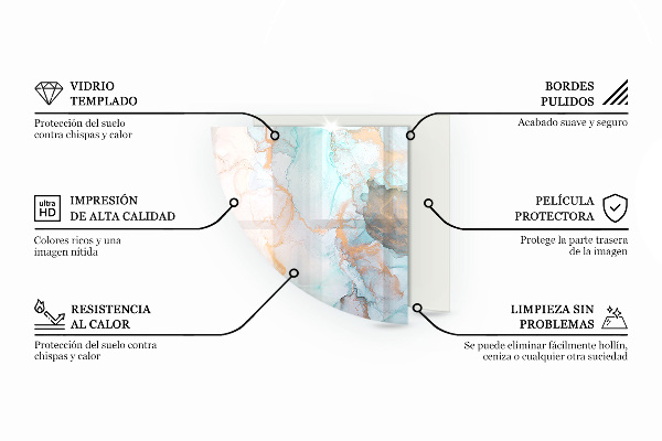 Quarter-circle tempered glass hearth Three-dimensional geometry