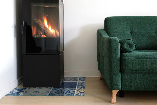 Square glass hearth Ceramic tile patterns