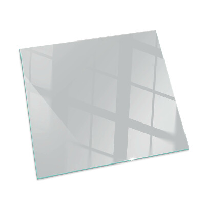 Square glass hearth for wood stove Colour Grey