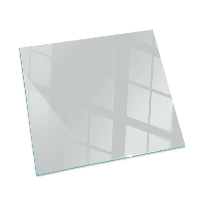Square glass hearth Colour Grey