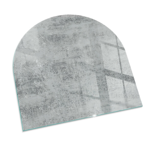 Half-oval glass hearth plate Abstract background texture