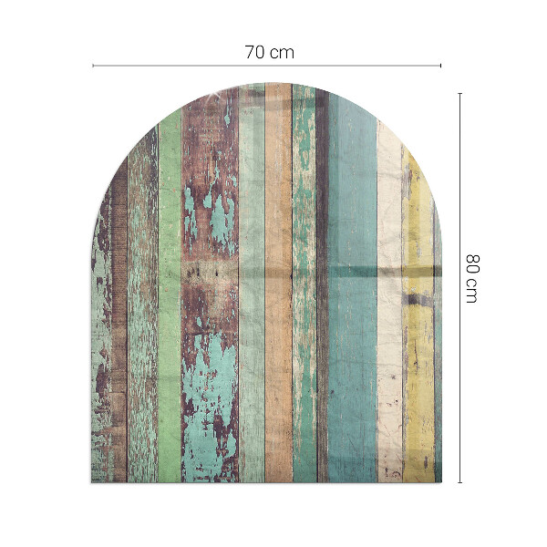 Half-oval toughened glass hearths Boards in different shades