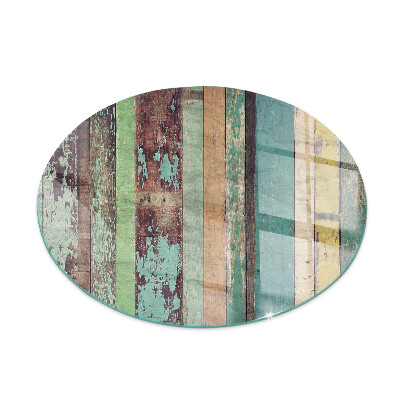 Round glass hearths for wood burners Boards in different shades