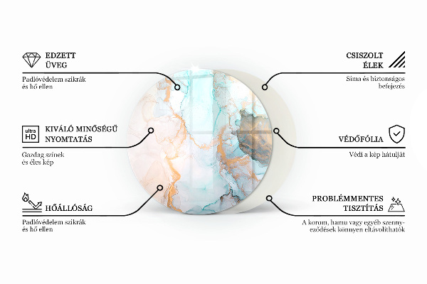 Round glass hearths for wood burners Polygonal patterns in a grid