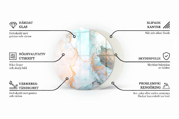 Round glass hearths for wood burners Raw concrete texture