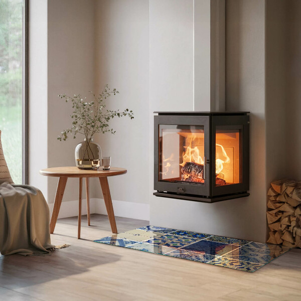 Rectangular glass hearth Ceramic tile patterns