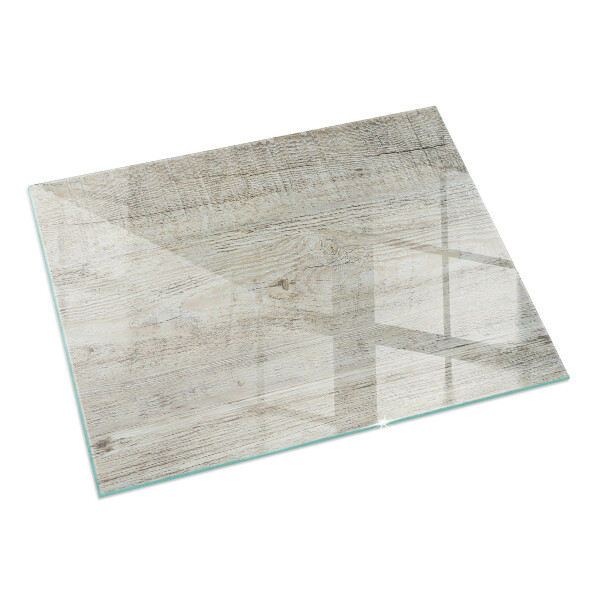 Rectangular glass hearth for log burner Light wood texture