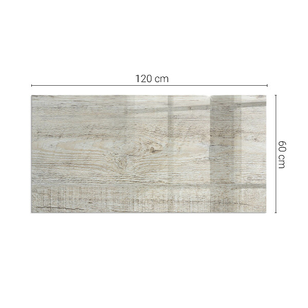 Rectangular glass hearth for log burner Light wood texture