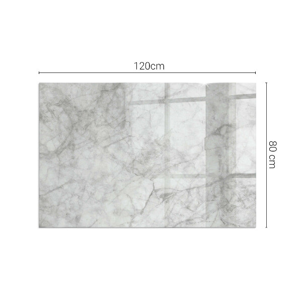 Rectangular glass hearth for wood stove Marble structure pattern