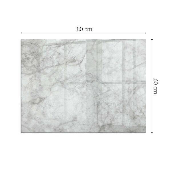 Rectangular glass hearth for wood stove Marble structure pattern