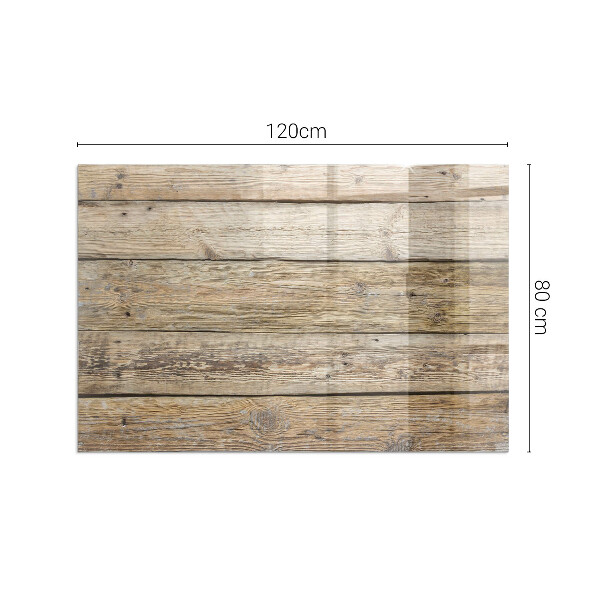 Rectangular glass hearth for log burner Texture of wooden boards