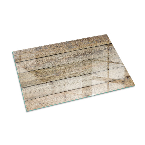 Rectangular glass hearth for log burner Texture of wooden boards