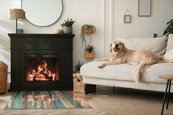 Rectangular glass hearth Boards in different shades