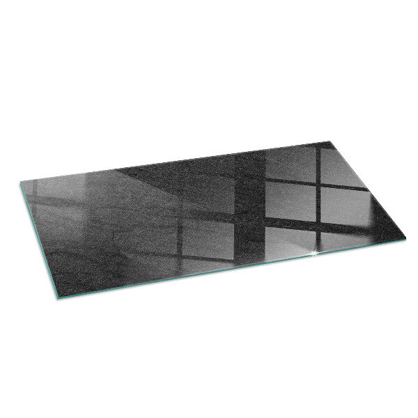 Rectangular glass hearth for wood stove Stone surface texture
