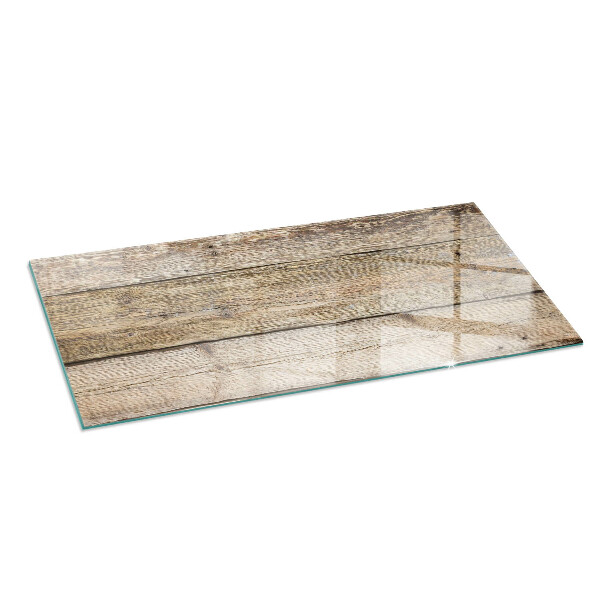 Rectangular glass hearth for wood stove Natural wood boards