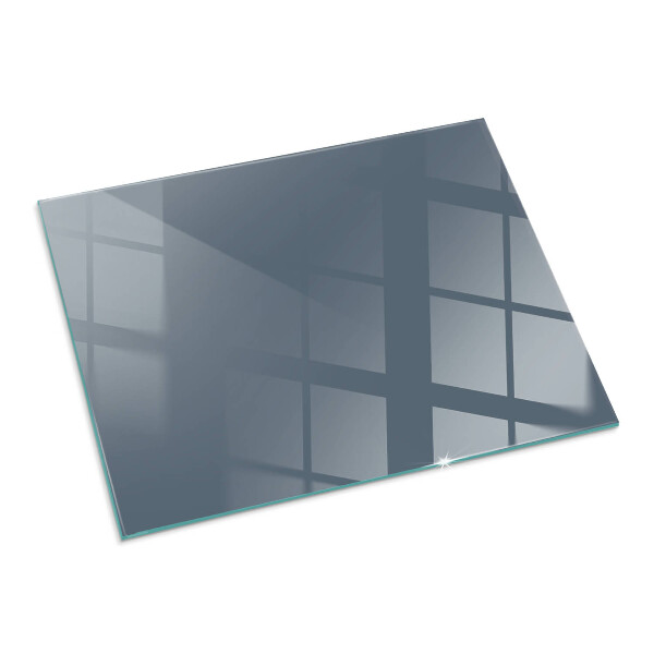 Rectangular glass hearth for wood stove Colour Dark Blue