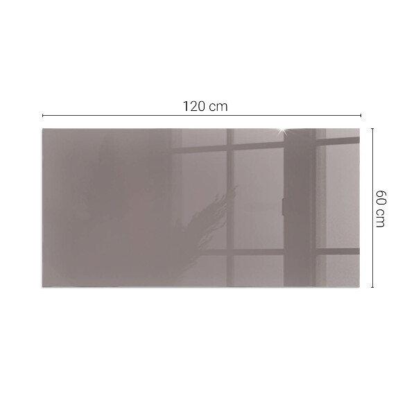 Rectangular glass hearth for log burner Colour Beige