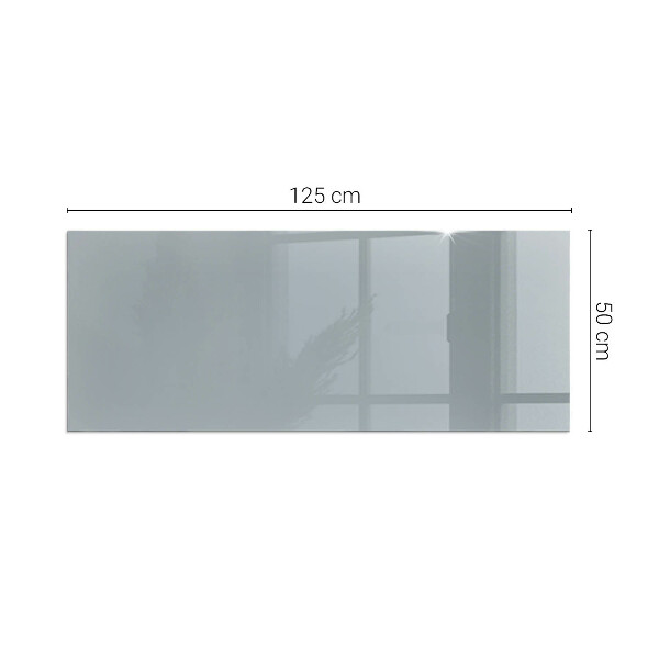 Rectangular glass hearth for wood stove Colour Grey