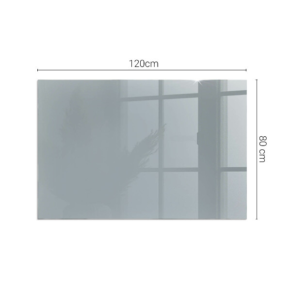 Rectangular glass hearth for wood stove Colour Grey