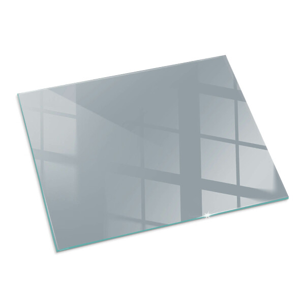 Rectangular glass hearth for wood stove Colour Grey